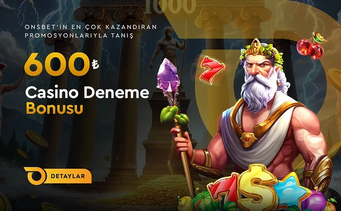 Onsbet 600 TL Deneme Bonusu
