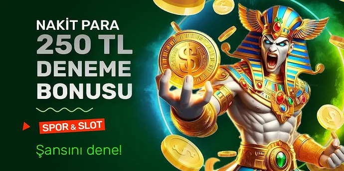 Milyonluk 250 TL Deneme Bonusu