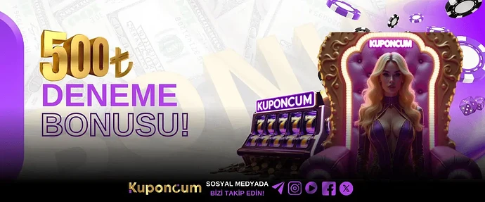 Kuponcum 500 TL Deneme Bonusu